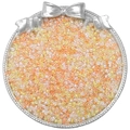 Mischung aus 2mm schillernden Glasperlen in warmen Tönen für DIY-Schmuck - 2mm, 10g/Packung (ca. 900 Stk.) / Orangen-Mix