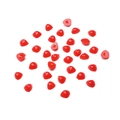 Narices de seguridad triangulares de acrílico rojo para peluches y muñecos DIY - 6x8mm (200 Piezas/Paquete) / Rojo