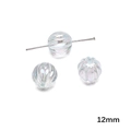 Perles citrouille en acrylique irisé 12mm pour création de bijoux DIY - 12mm / Perle de Citrouille / 5 Pièces/Paquet / Bleu