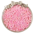 Mix di 450g di perline di vetro rosa per gioielli fai-da-te in ciotola decorativa - Dimensioni circa 1.5-4.5mm 30g/confezione circa 1000pz / Tonalità Rosa