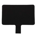 Patch de fixation universel noir en velours pour cordon de téléphone portable - Noir