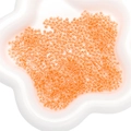 Lichtdurchlässige orange 4mm Glasperlen für DIY Schmuckherstellung und Bastelarbeiten - Fluoreszierendes Orange