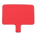Languette de cordon de téléphone rouge en feutre durable pour accessoires DIY - Rouge