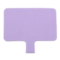 Durable lavender felt fabric smartphone lanyard patch for DIY phone case attachment - Purple