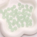 Perle in finta giada verde chiaro a forma di moneta per gioielli fai da te decor - 10mm (10 Pezzi/Confezione) / Verde chiaro