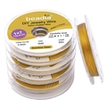 Golden 0.3mm 7-strand nylon coated stainless steel bead wire for jewelry DIY 50m - 0.3mm (50 Meters/Roll) / Gold