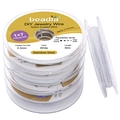 0.3mm nylon coated 1x7 strand stainless steel beading wire for DIY jewelry making - 0.3mm (50 Meters/Roll) / White