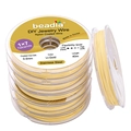 Fil en acier inoxydable doré clair de 0,5mm avec revêtement nylon pour bijoux DIY - 0.5mm (40 Mètres/Rouleau) / Or clair