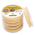 Fil en acier inoxydable 304 doré clair 0,6mm gainé de nylon pour bijoux DIY 30m - 0.6mm (30 Mètres/Rouleau) / Or clair