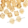 10mm amber faceted acrylic cube beads for DIY jewelry making and phone charms - Square (10mm/Approx 36pcs) / Light Coffee