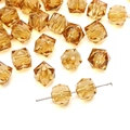 Champagne gold 10mm faceted acrylic beads for DIY jewelry and bracelet making - Square (10mm/Approx 36pcs) / Brown