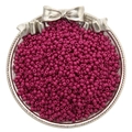 Levendige rozerode parelmoer 3mm glaskralen voor DIY sieraden en armbanden maken - 3mm (30g/verpakking) / Donker Rozerood