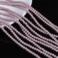 4mm oudroze glaskralen voor DIY-sieraden met een gladde ronde afwerking - 4mm (1mm Gat, Ongeveer 95 Stuks/Snoer) / Paars