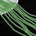 Gepolijste 4mm lichtgroene glazen kralen met jade-look voor DIY-sieraden maken - 4mm (1mm Gat, Ongeveer 95 Stuks/Snoer) / Groen