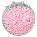 Cuentas de vidrio rosa perlado de 4mm a granel para la creación de joyas y pulseras artesanales - 4mm / Paquete de 10g (Aprox. 160 Pcs) / Rosa rojo