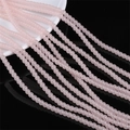 Strengen van 4mm lichtroze faux jade glazen kralen met matte afwerking voor DIY sieraden - 4mm (1mm Gat, Ongeveer 95 Stuks/Snoer) / Jellyroze