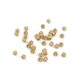 14K Gold gefüllte Perlen mit Diamantschliff für DIY handgefertigte Armbandherstellung - 10 Stück pro Packung / 1.8mm / 3mm / 14K-Gold
