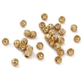 14K Gold gefüllte facettierte Rundperlen für die DIY Schmuckherstellung von Armbändern - 10 Stück/Packung / 2.5mm / 5mm / 14K-Gold
