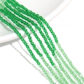 Strands of emerald green faceted crystal beads for DIY jewelry and crafts making - 2mm (Approx. 190 Pcs/Pack) / Green