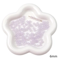 6mm lavender purple translucent round glass beads for DIY bracelet and necklace making - Lavender Jelly Round Bead 6mm
