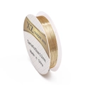 Roll of gold copper wire 0.2mm diameter for DIY jewelry making and handmade crafts - 0.4 / KC Gold