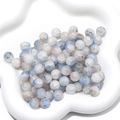 10mm blue and white crackle glass beads for DIY jewelry and bracelet making - 10mm (Hole Approx 1mm, 20 Pcs/Pack) / Color 9 (Blue White Brown Marble)
