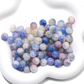 10mm blue and purple marble glass beads for DIY jewelry making and bracelets - 10mm (Hole Approx 1mm, 20 Pcs/Pack) / Color 10 (Blue Purple White Ink Wash)
