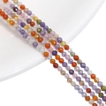 3mm multi-colored faceted zircon crystal beads for DIY jewelry making and bracelets - 1 Strand (Approx 185 Pieces) / Random Mixed Colors / 2.0mm