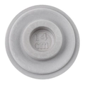 Plateau de design de perles floqué gris 14cm pour la création de colliers et bracelets - Plateau de Design Circulaire 14cm (1 Pièce)