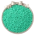 Bulk 2-3mm mint green lacquered glass seed beads for DIY jewelry making and crafts - Emerald Green