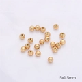 5x1.5mm 14K gold filled spacer beads for DIY jewelry making and handmade bracelets - Spacer Beads / 3mm (Hole 1.2mm) Approx. 100 Pcs/Pack / 18K Gold