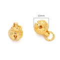 Pendentif sphérique ajouré doré de 10mm avec motifs traditionnels pour bijoux DIY - 10mm Cloche Ciel Étoilé