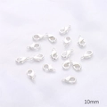 10mm silver lobster clasp connector for DIY jewelry making and handmade necklaces - Small Lobster Clasp / 10mm (1 Piece) / Silver