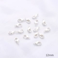 12mm silver-plated heart lobster clasp fasteners for DIY jewelry making and necklaces - Large Lobster Buckle / 12mm (1 Piece) / Silver