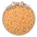 20g bulk peach cream glass seed beads for handmade DIY jewelry and craft accessories - Diameter 2mm Hole approx 0.6mm 20g/bag approx 2700pcs / Orange Yellow