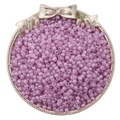 Lavender purple pearlescent glass seed beads for DIY handmade jewelry crafts - Diameter 2mm Hole approx 0.6mm 20g/bag approx 2700pcs / Balsam Purple
