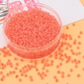 Perline di vetro smerigliato arancio-rosa 2mm-4mm per gioielli DIY in scatola circolare - Arancione