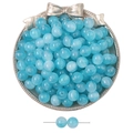 10mm light blue starry sky gradient resin beads with fine glitter for DIY jewelry making - 10mm (10 Pcs/Pack) / Lake Blue
