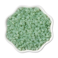4mm light green cat eye glass beads for DIY bracelet making in white petal tray - 4mm 10g/Bag / Grass Green
