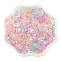 Perline occhio di gatto pastello da 2,5 mm per gioielli fai da te in piatto di ceramica - 2.5mm Foro 1mm 10g/confezione Circa 740pz / Toni Macaron Rosa