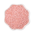 Pink pearlescent cylindrical glass seed beads for DIY jewelry making in a ceramic dish - 2mm (10g/Pack, Approx. 1000 Pieces) / Pale Green