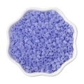 Translucent lavender 4mm glass seed beads for DIY jewelry making in a white ceramic bowl - 4mm 10g/Bag / Sapphire Blue