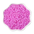 Pink purple 4mm frosted cat eye glass seed beads for DIY jewelry making and crafts - 4mm 10g/Bag / Magenta