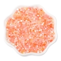Mix of 2.5mm warm-toned cat-eye beads in a flower bowl for DIY jewelry making - 2.5mm (10g/Pack) / Orange Series