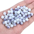 8mm white and purple gradient glass beads for DIY bracelet and necklace jewelry making - 8mm (50pcs/Pack) / Deep Blue Purple