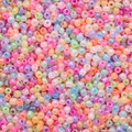 Cuentas de vidrio en colores macaron para bisutería DIY y pulseras artesanales - Crema Colores Aleatorios