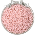 Roze 2mm glazen kralen met matte olieglans voor DIY sieraden in zilveren bakje - 4mm (10g/Pak) / Lichtroze
