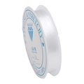 Spool of 0.2mm clear non-stretch crystal line for DIY handmade jewelry and beadwork - Thickness 0.2mm Approx 100m/Roll