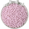 DIY-sieradenbenodigdheden met lichtroze glazen kralen in een ronde schaal voor decor - 4mm (10g/Pak) / Lichtpaars