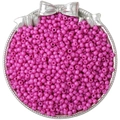 Levendige rozerode glazen kralen voor DIY sieraden in een decoratief zilveren dienblad - 4mm (10g/Pak) / Roze Paars